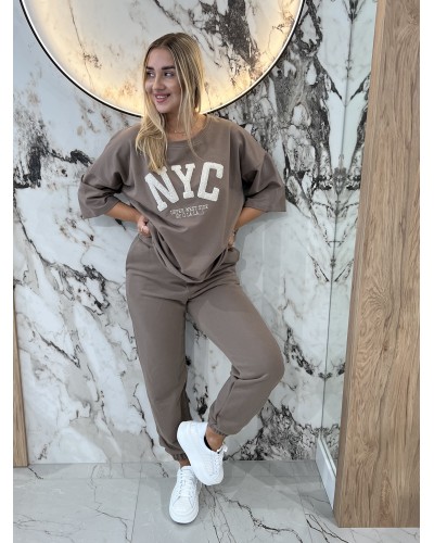 Spodnie dresowe B By o la la...! stone