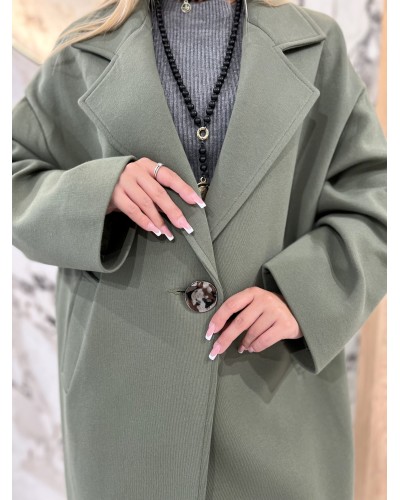 Płaszcz dresowy By o la la...! matcha