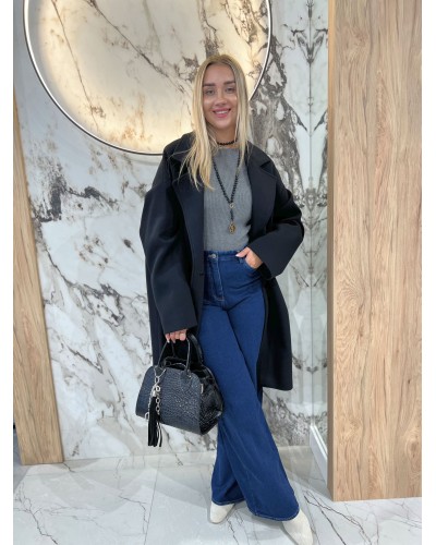 Płaszcz dresowy By o la la...! czarny