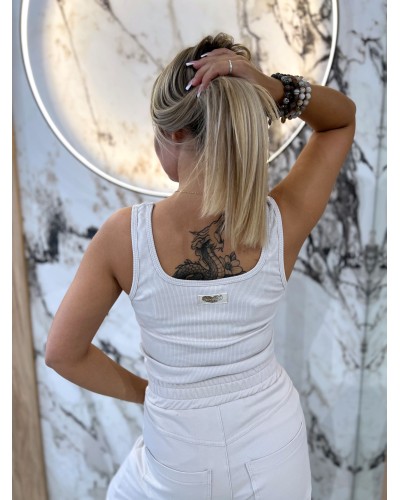 Bokserka w szpic By o la la...! beżowa