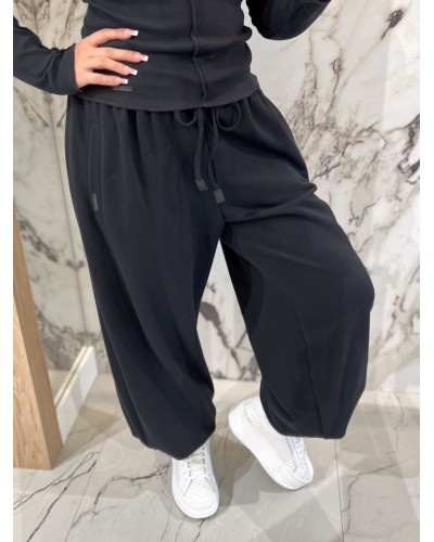 Spodnie fashion By o la la...! czarne