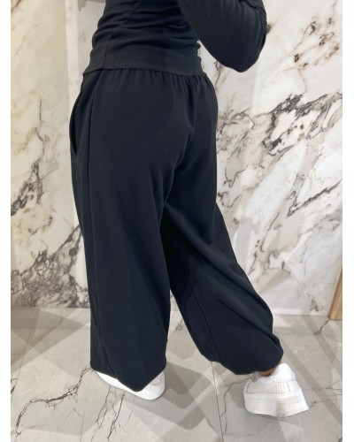 Spodnie fashion By o la la...! czarne