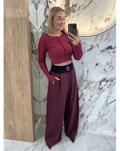 Bluzka fala By o la la...! merlot