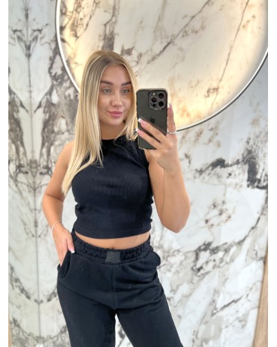 Spodnie dresowe B By o la la...! czarne