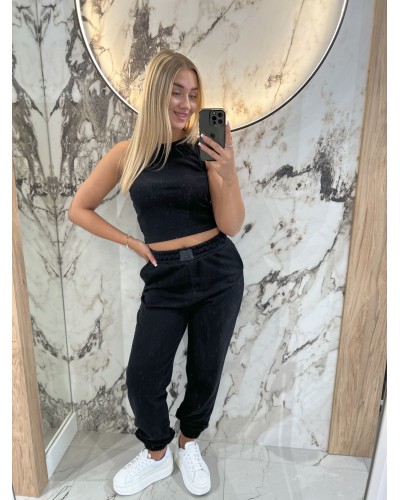 Spodnie dresowe B By o la la...! czarne