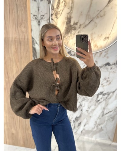 Kardigan z kokardkami By o la la...! chocomus