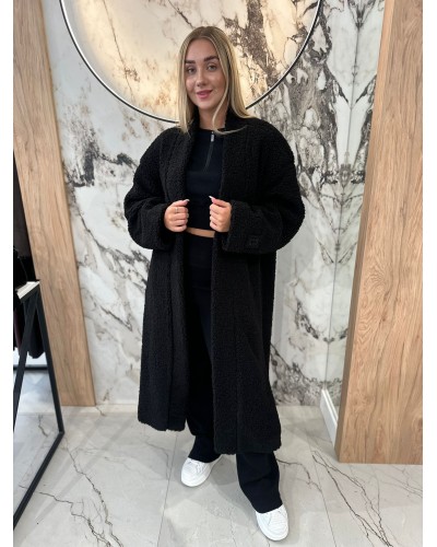 Płaszcz baranek By o la la...! czarny