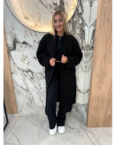 Płaszcz baranek By o la la...! czarny