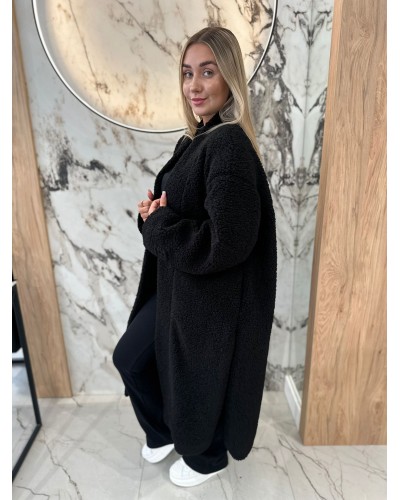 Płaszcz baranek By o la la...! czarny