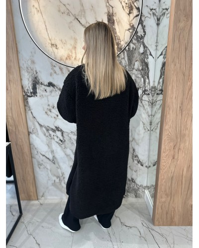 Płaszcz baranek By o la la...! czarny