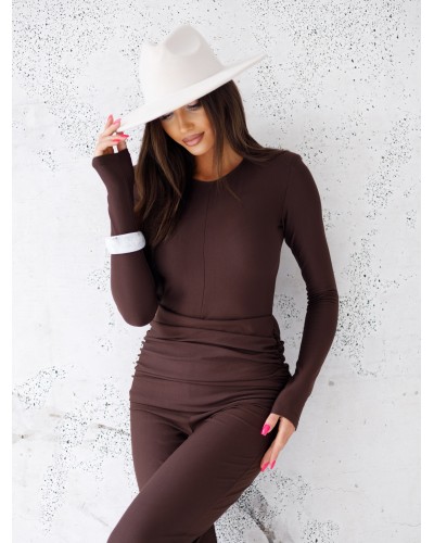 Kombinezon z marszczeniem By o la la...! chocomus