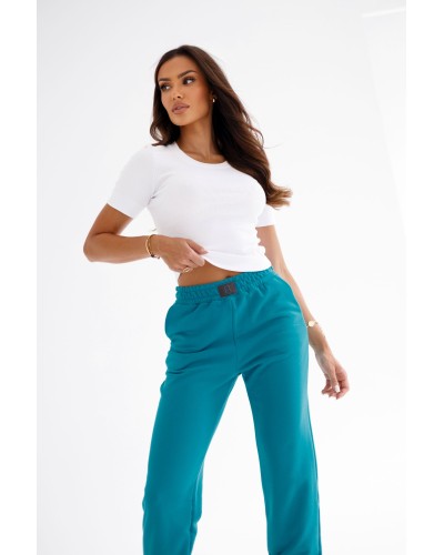 Top krótki serduszko By o la la...! biały