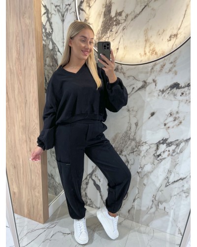 Komplet dresowy By o la la...! czarny