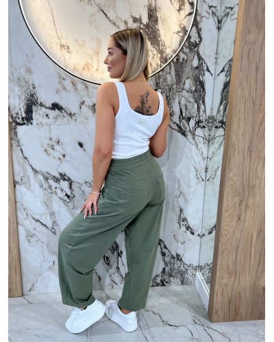 Spodnie dresowe banany By o la la...! matcha