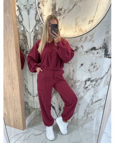 Komplet dresowy By o la la...! merlot