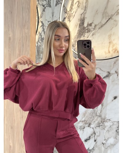 Komplet dresowy By o la la...! merlot