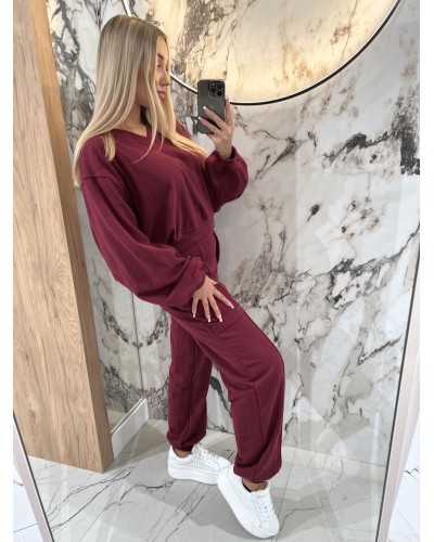 Komplet dresowy By o la la...! merlot