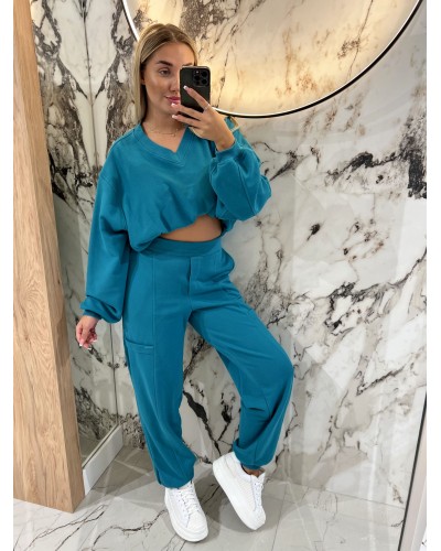 Komplet dresowy By o la la...! petrol