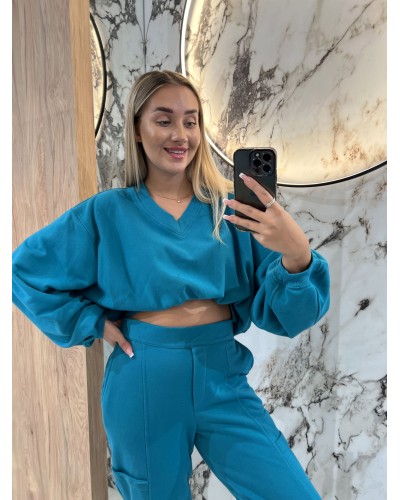 Komplet dresowy By o la la...! petrol