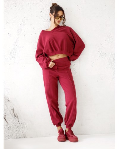 Komplet dresowy By o la la...! merlot