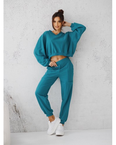 Komplet dresowy By o la la...! petrol