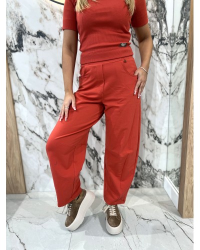 Spodnie dresowe banany By o la la...! terracotta