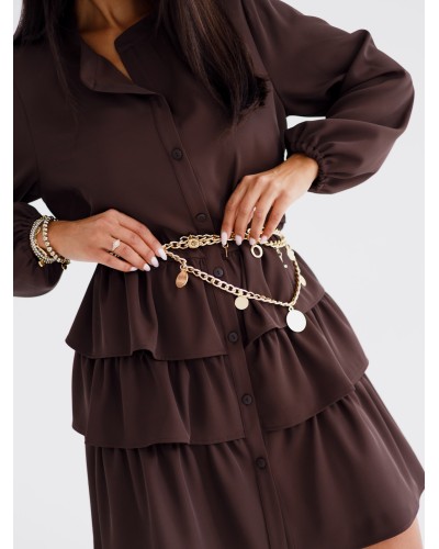 Sukienka z falbanami By o la la...! chocomus