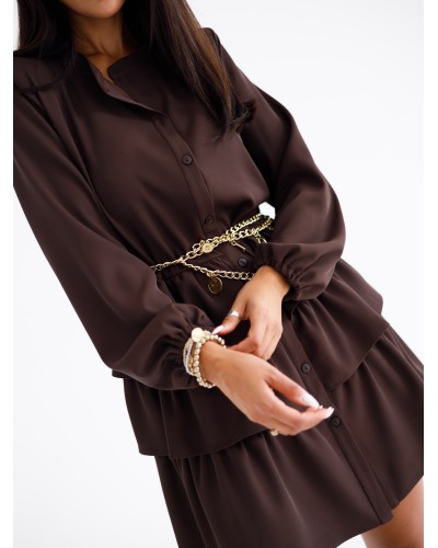 Sukienka z falbanami By o la la...! chocomus