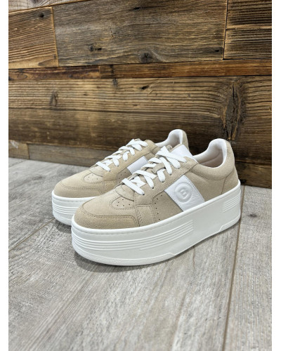 Sneakersy z literą "B" By o la la...! beżowe