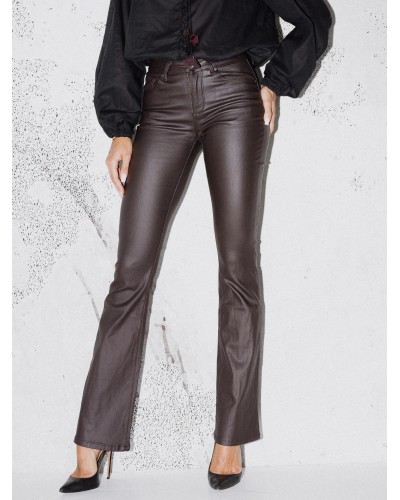 Spodnie dzwony z ekoskóry By o la la...! chocomus