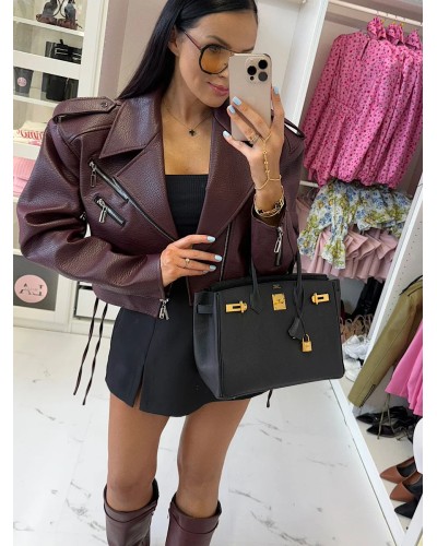 Ramoneska La Milla bordowa