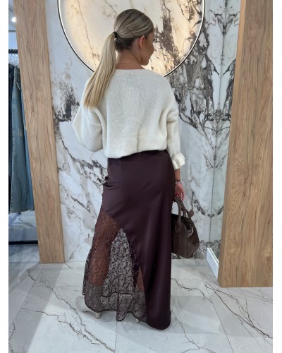 Sweter dzwoneczek By o la la...! śmietanowy