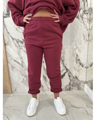 Spodnie dresowe By o la la...! merlot