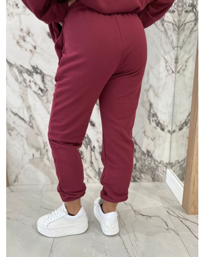 Spodnie dresowe By o la la...! merlot