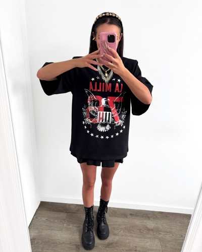 T-shirt orzeł La Milla czarny
