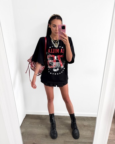 T-shirt orzeł La Milla czarny