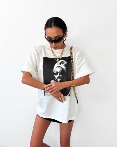 T-shirt kobieta La Milla biały