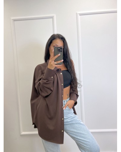 Koszula dresowa La Milla czekoladowa