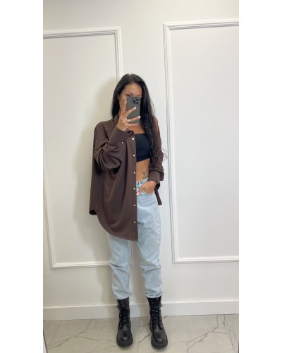 Koszula dresowa La Milla czekoladowa