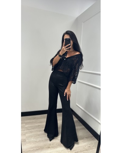 Legginsy dzwony La Milla czarne