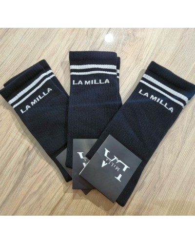 Skarpetki z lampasem La Milla czarne