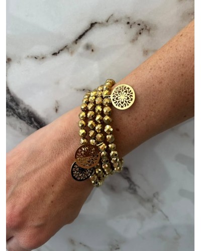 Bransoletka złota By o la la...! z zawieszką