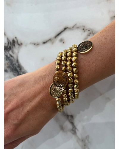 Bransoletka złota By o la la...! z zawieszką