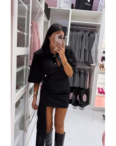 Komplet koszula plus spódnica La Milla czarny