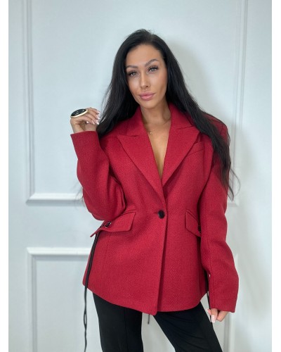 Marynarka pleciona La Milla czerwona