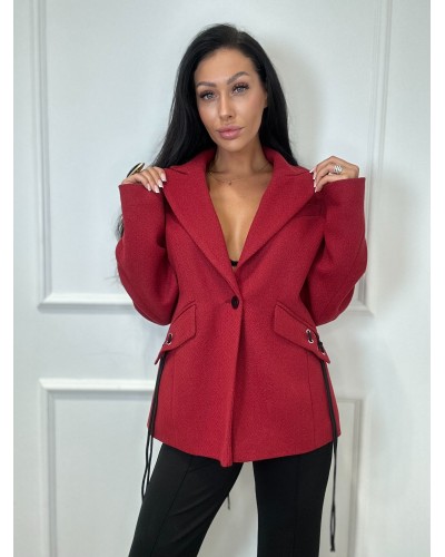 Marynarka pleciona La Milla czerwona