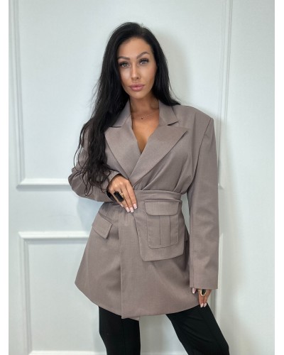 Marynarka saszetka La Milla fango