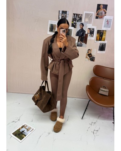 Legginsy zapiętki La Milla camel