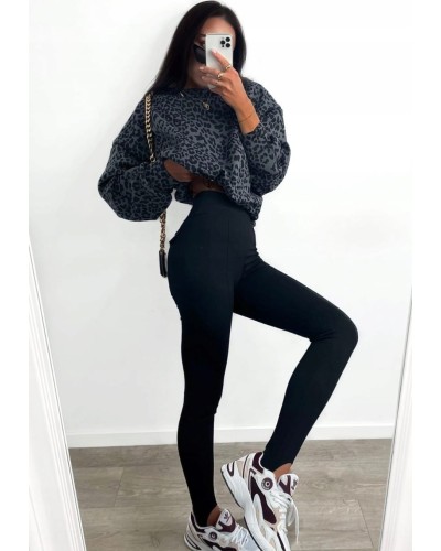 Legginsy zapiętki La Milla czarne