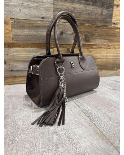 Torebka kuferek bagietka ze skóry licowej By o la la...! chocomus